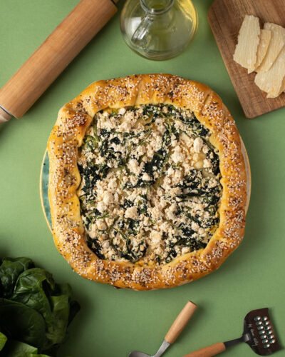 Spinach galette